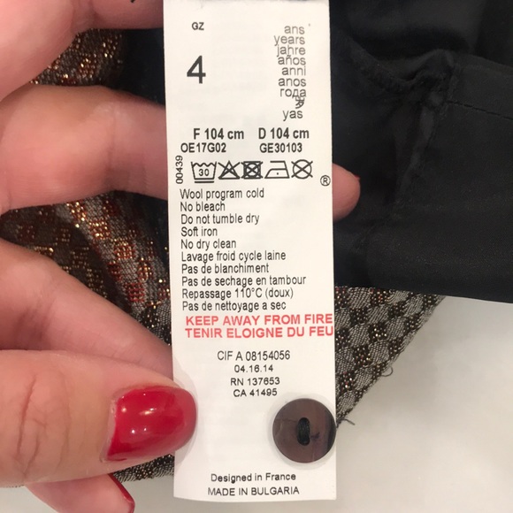 Lili gaufrette girls dress - Picture 6 of 6